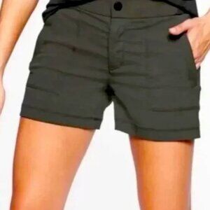 Athleta Trekkie Shorts 4", Hiking, Arbor Olive, Oliva Green, Women's Size 2